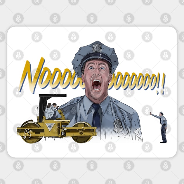 Austin Powers: Security Guard says NO Sticker by 51Deesigns